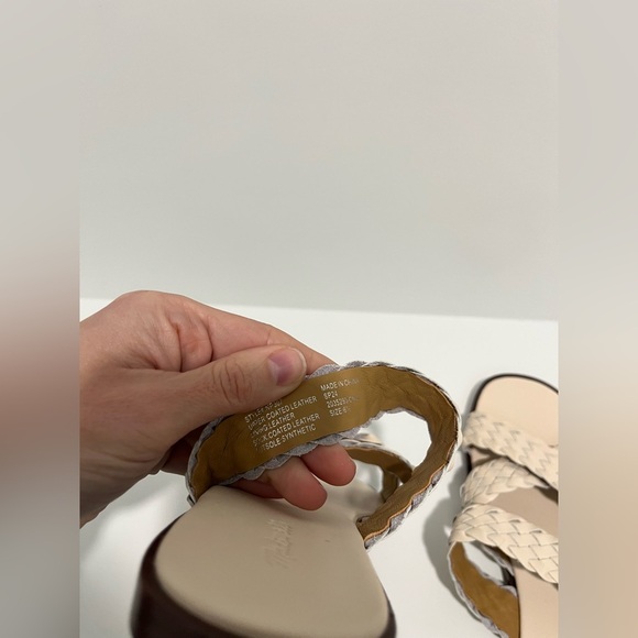 NEW Madewell The Mena Slide Sandal in Ecru size 6.5 - Picture 8 of 11